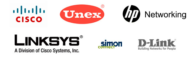 Logotipos de marcas representadas en networking